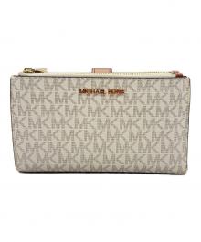 MICHAEL KORS（マイケルコース）の古着「2つ折り財布」｜ベージュ