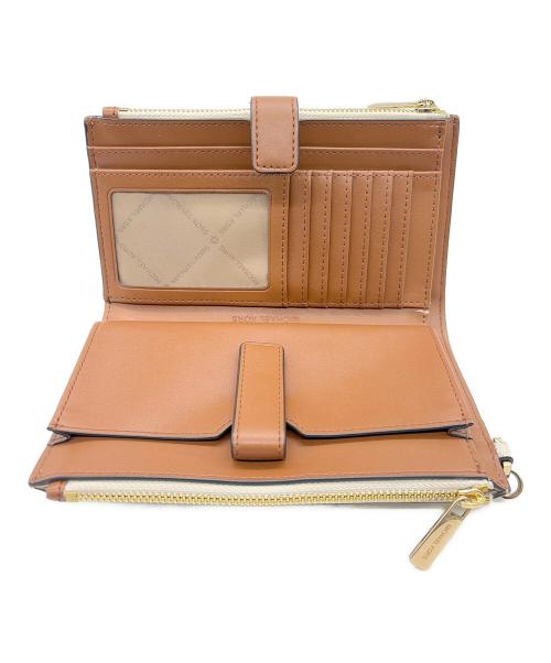 MICHAEL KORS（マイケルコース）MICHAEL KORS (マイケル・コース) 2つ折り財布 ベージュの古着・服飾アイテム