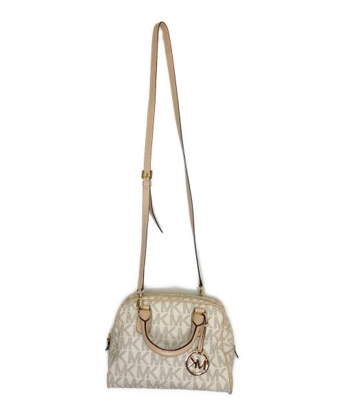 MICHAEL KORS（マイケルコース）MICHAEL KORS (マイケルコース) ハンドバッグ ベージュの古着・服飾アイテム