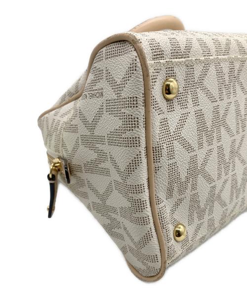 MICHAEL KORS（マイケルコース）MICHAEL KORS (マイケルコース) ハンドバッグ ベージュの古着・服飾アイテム