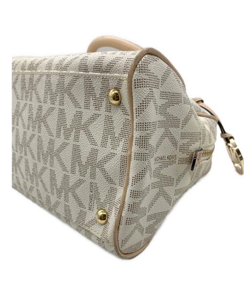 MICHAEL KORS（マイケルコース）MICHAEL KORS (マイケルコース) ハンドバッグ ベージュの古着・服飾アイテム