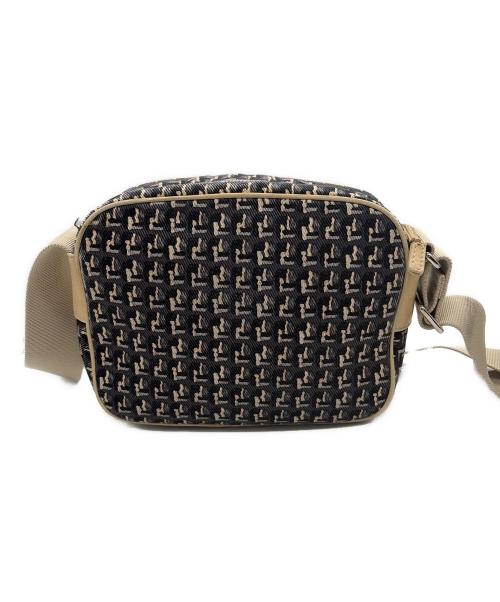 CHANEL（シャネル）CHANEL (シャネル) クローバーチャーム付ミニショルダーバッグ ブラック×ベージュの古着・服飾アイテム
