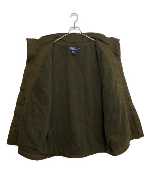 POLO RALPH LAUREN（ポロ・ラルフローレン）POLO RALPH LAUREN (ポロ・ラルフローレン) 中綿ジャケット カーキ サイズ:2LTの古着・服飾アイテム