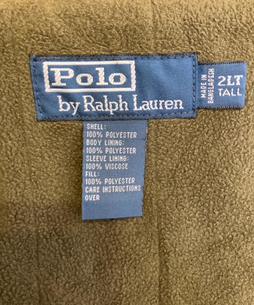 POLO RALPH LAUREN（ポロ・ラルフローレン）POLO RALPH LAUREN (ポロ・ラルフローレン) 中綿ジャケット カーキ サイズ:2LTの古着・服飾アイテム