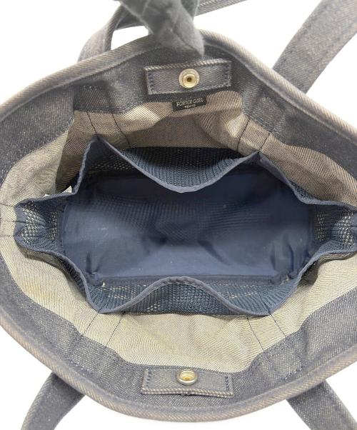 PORTER（ポーター）PORTER (ポーター) デニムハンドバッグ インディゴの古着・服飾アイテム