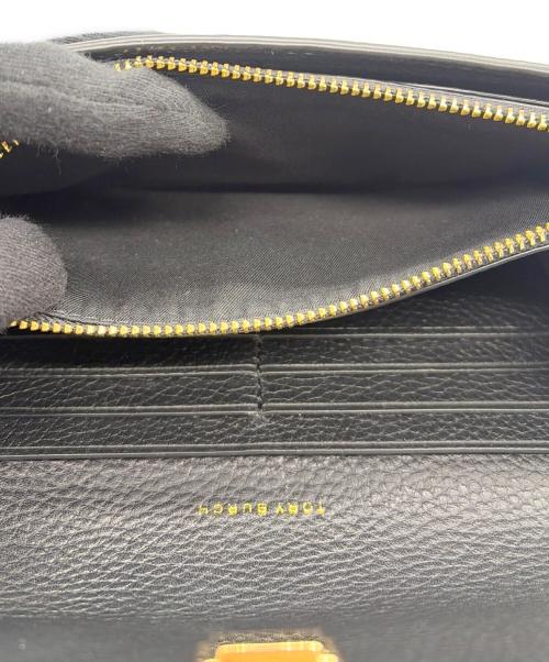 TORY BURCH（トリーバーチ）TORY BURCH (トリーバーチ) 長財布 ブラックの古着・服飾アイテム