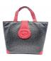 JARDIN DES SACS（ジャルダンデサック）の古着「トートバッグ」｜ブラック×レッド