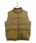 THE NORTH FACEザ ノース フェイス）の古着「ダウンベスト」｜ブラウン