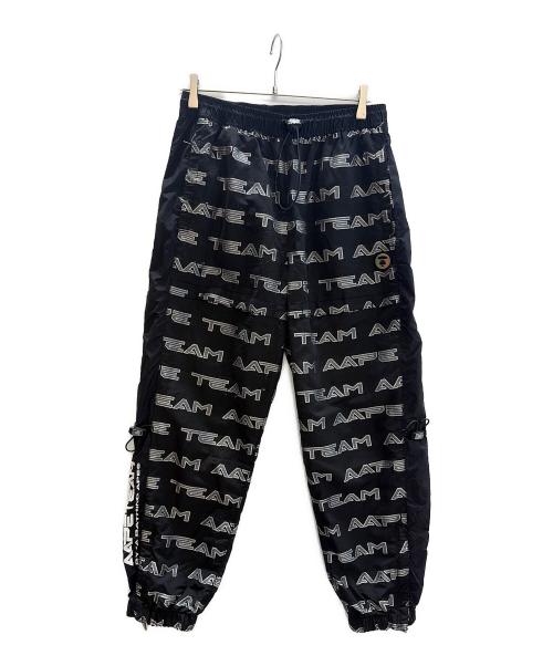Aape BY A BATHING APE（エーエイプ バイ アベイシングエイプ）Aape BY A BATHING APE (エーエイプ バイ アベイシングエイプ) ジャージパンツ ブラック サイズ:Lの古着・服飾アイテム