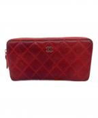 CHANELシャネル）の古着「長財布」｜レッド