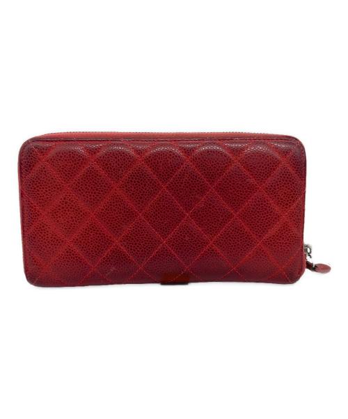 CHANEL（シャネル）CHANEL (シャネル) 長財布 レッドの古着・服飾アイテム
