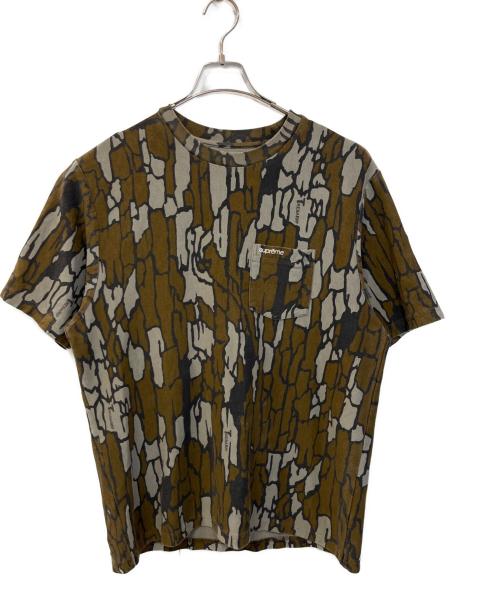 SUPREME（シュプリーム）Supreme (シュプリーム) Oak Trebark Camo Pocket Tee カーキ サイズ:Mの古着・服飾アイテム