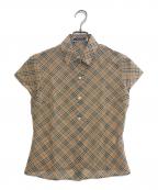 BURBERRY BLUE LABELバーバリー ブルー レーベル）の古着「半袖シャツ」｜ベージュ