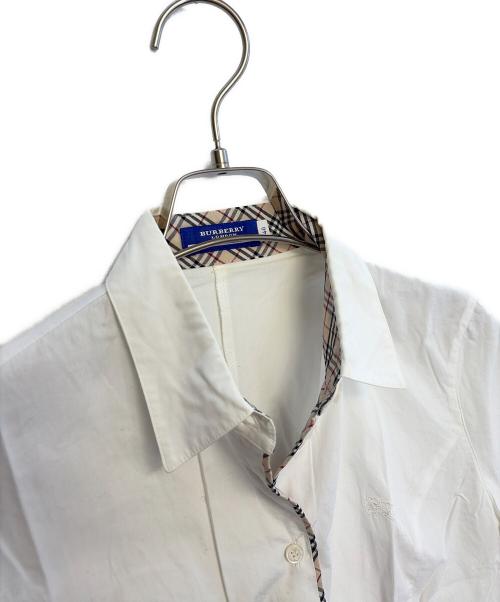 BURBERRY BLUE LABEL（バーバリー ブルー レーベル）BURBERRY BLUE LABEL (バーバリー ブルー レーベル) 長袖シャツ ホワイト サイズ:40の古着・服飾アイテム