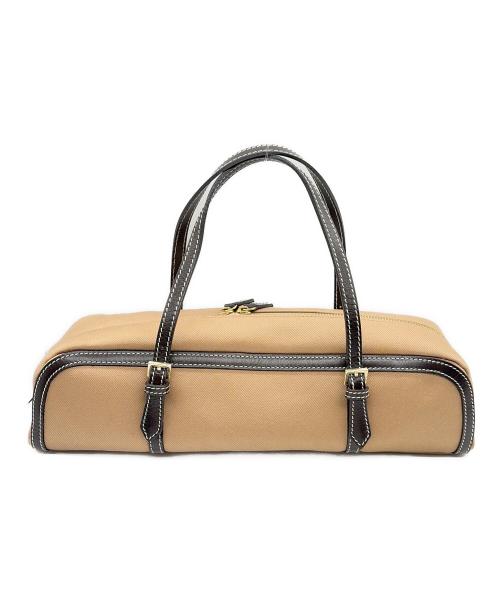 BURBERRY BLUE LABEL（バーバリー ブルー レーベル）BURBERRY BLUE LABEL (バーバリー ブルー レーベル) ミニボストンバッグ ブラウンの古着・服飾アイテム