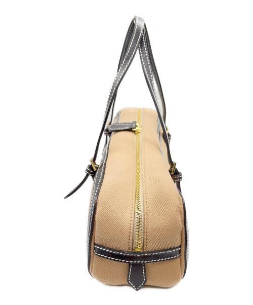 BURBERRY BLUE LABEL（バーバリー ブルー レーベル）BURBERRY BLUE LABEL (バーバリー ブルー レーベル) ミニボストンバッグ ブラウンの古着・服飾アイテム