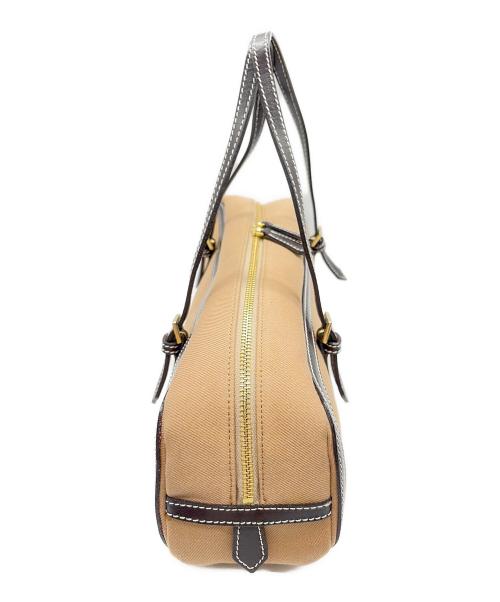 BURBERRY BLUE LABEL（バーバリー ブルー レーベル）BURBERRY BLUE LABEL (バーバリー ブルー レーベル) ミニボストンバッグ ブラウンの古着・服飾アイテム
