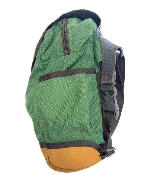 GREGORY（グレゴリー）GREGORY (グレゴリー) ショルダーバッグ グリーン×ブラウンの古着・服飾アイテム