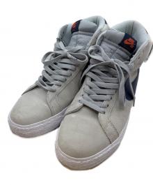 NIKE SB（ナイキエスビー）の古着「Zoom Blazer Mid “Wolf Gray”(ズームブレーザー)」｜グレー×ネイビー