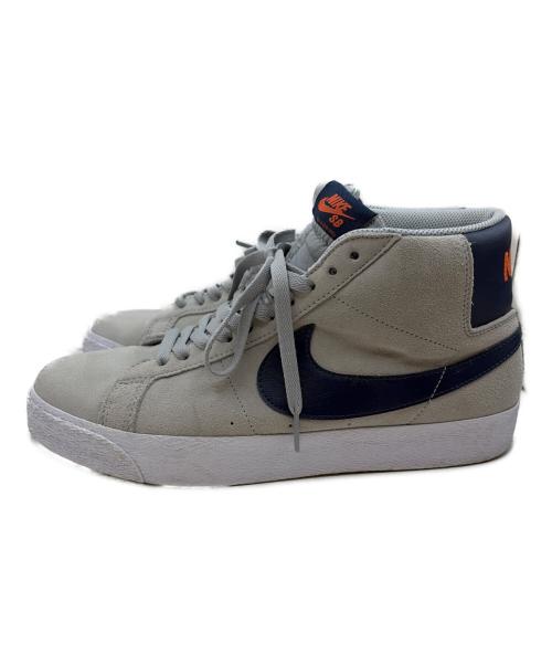 NIKE SB（ナイキエスビー）NIKE SB (ナイキエスビー) Zoom Blazer Mid “Wolf Gray”(ズームブレーザー) グレー×ネイビー サイズ:28の古着・服飾アイテム