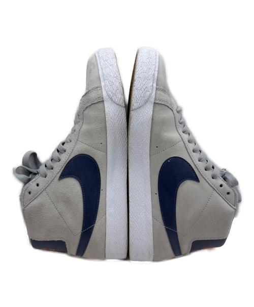 NIKE SB（ナイキエスビー）NIKE SB (ナイキエスビー) Zoom Blazer Mid “Wolf Gray”(ズームブレーザー) グレー×ネイビー サイズ:28の古着・服飾アイテム