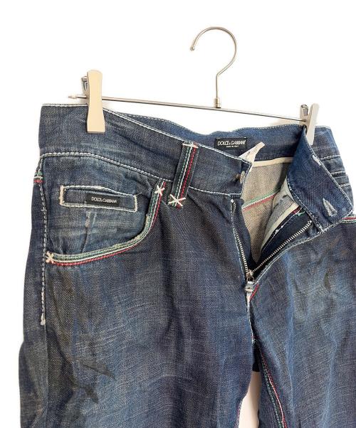 DOLCE & GABBANA（ドルチェ＆ガッバーナ）DOLCE & GABBANA (ドルチェ＆ガッバーナ) デニムパンツ インディゴ サイズ:size48の古着・服飾アイテム