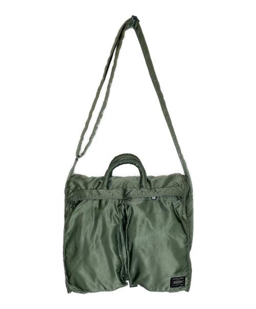 PORTER（ポーター）PORTER (ポーター) PORTER ポーター タンカー ショルダーバッグ 2WAY グリーンの古着・服飾アイテム