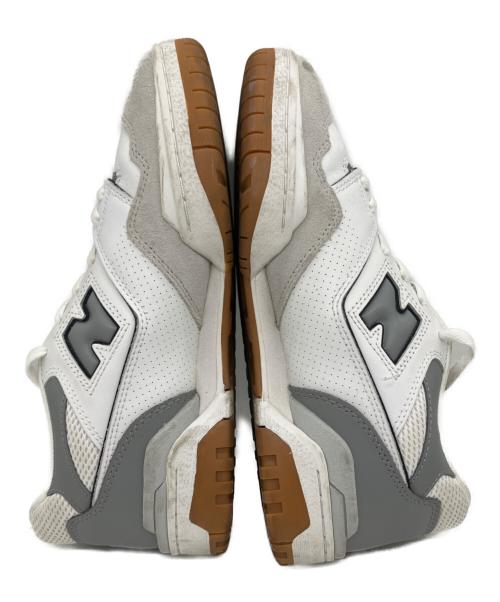 NEW BALANCE（ニューバランス）NEW BALANCE (ニューバランス) スニーカー ホワイト×グレー サイズ:26.5の古着・服飾アイテム