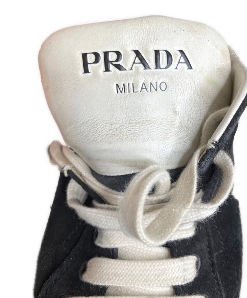 PRADA（プラダ）PRADA (プラダ) スニーカー ブラック サイズ:24.5の古着・服飾アイテム