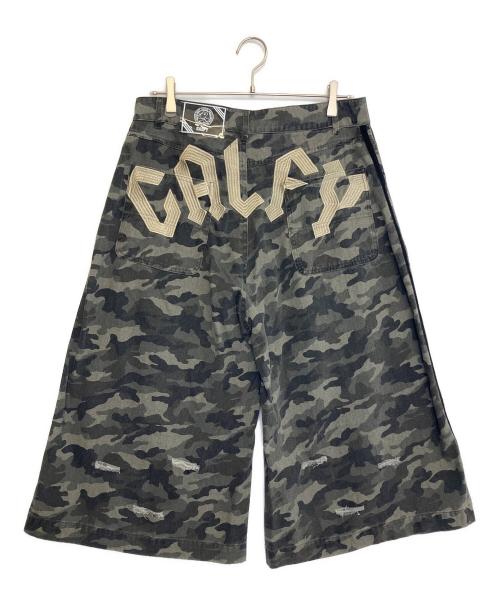 GALFY（ガルフィー）GALFY (ガルフィー) カモフラかも？デカパンショーツ カーキ サイズ:XL 未使用品の古着・服飾アイテム