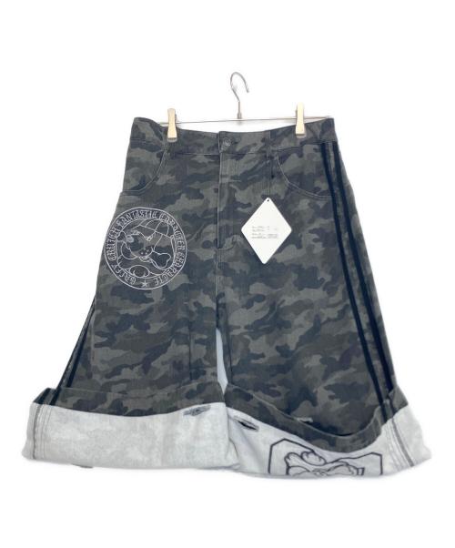 GALFY（ガルフィー）GALFY (ガルフィー) カモフラかも？デカパンショーツ カーキ サイズ:XL 未使用品の古着・服飾アイテム