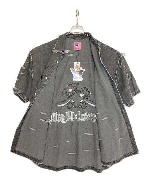 GALFY（ガルフィー）GALFY (ガルフィー) Sanrio (サンリオ) シャツ ブラック サイズ:L 未使用品の古着・服飾アイテム