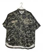 GALFYガルフィー）の古着「カモフラかも？ボロボロシャツ」｜カーキ