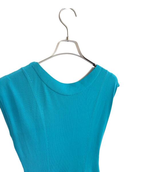 JENNE（ジェンヌ）JENNE (ジェンヌ) ノースリーブワンピース ブルー サイズ:Mの古着・服飾アイテム