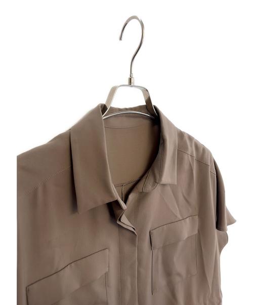 SOEJU（ソージュ）SOEJU (ソージュ) 半袖ワンピース ブラウン サイズ:Mの古着・服飾アイテム