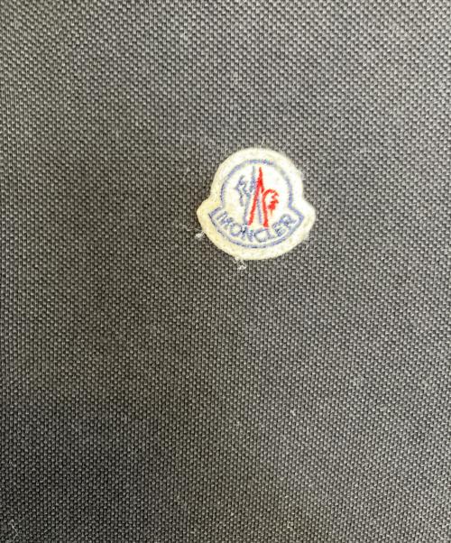 MONCLER（モンクレール）MONCLER (モンクレール) ポロシャツ ブラック サイズ:Ｍの古着・服飾アイテム