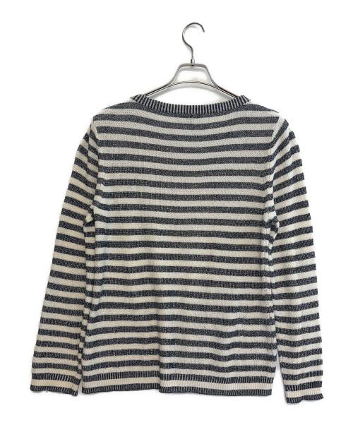 BROOKS BROTHERS（ブルックスブラザーズ）BROOKS BROTHERS (ブルックスブラザーズ) 厚手ニット ブラック×ホワイト サイズ:Lの古着・服飾アイテム