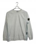 STONE ISLANDストーンアイランド）の古着「長袖カットソー」｜ホワイト