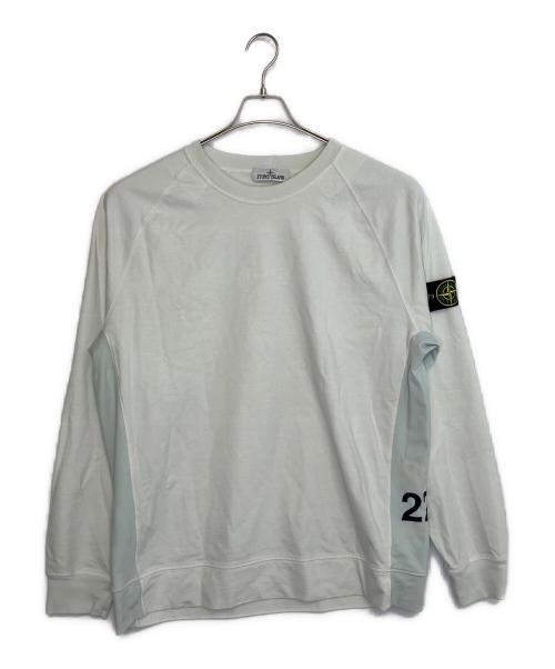 STONE ISLAND（ストーンアイランド）STONE ISLAND (ストーンアイランド) 長袖カットソー ホワイト サイズ:XLの古着・服飾アイテム