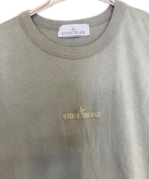 STONE ISLAND（ストーンアイランド）STONE ISLAND (ストーンアイランド) 半袖カットソー オリーブ サイズ:Sの古着・服飾アイテム