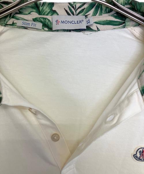 MONCLER（モンクレール）MONCLER (モンクレール) ポロシャツ ベージュ サイズ:XLの古着・服飾アイテム