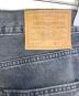 中古・古着 LEVI'S (リーバイス) ブラックデニム ブラック サイズ:W33 83.5cm：6000円