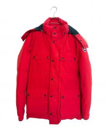 CANADA GOOSE（カナダグース）の古着「ダウンジャケット」｜レッド