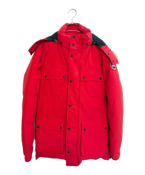 CANADA GOOSE（カナダグース）CANADA GOOSE (カナダグース) ダウンジャケット レッド サイズ:XLの古着・服飾アイテム