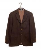 Harris Tweed×SHIPSハリスツイード×シップス）の古着「ウールジャケット」｜ブラウン