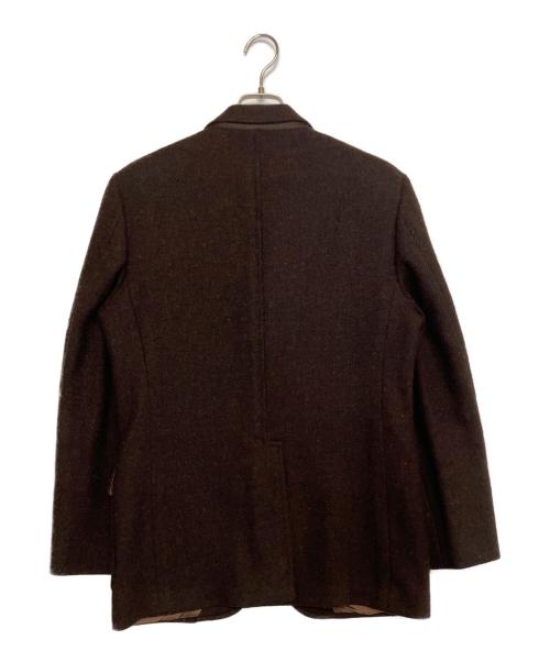 Harris Tweed（ハリスツイード）Harris Tweed (ハリスツイード) SHIPS (シップス) ウールジャケット ブラウン サイズ:39の古着・服飾アイテム