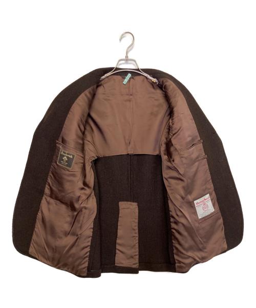 Harris Tweed（ハリスツイード）Harris Tweed (ハリスツイード) SHIPS (シップス) ウールジャケット ブラウン サイズ:39の古着・服飾アイテム
