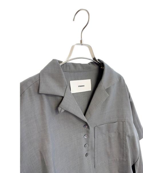 STUDIOUS（ステュディオス）STUDIOUS (ステュディオス) 半袖シャツ グレー サイズ:Freeの古着・服飾アイテム