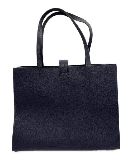 FURLA（フルラ）FURLA (フルラ) レザートートバッグ ネイビーの古着・服飾アイテム