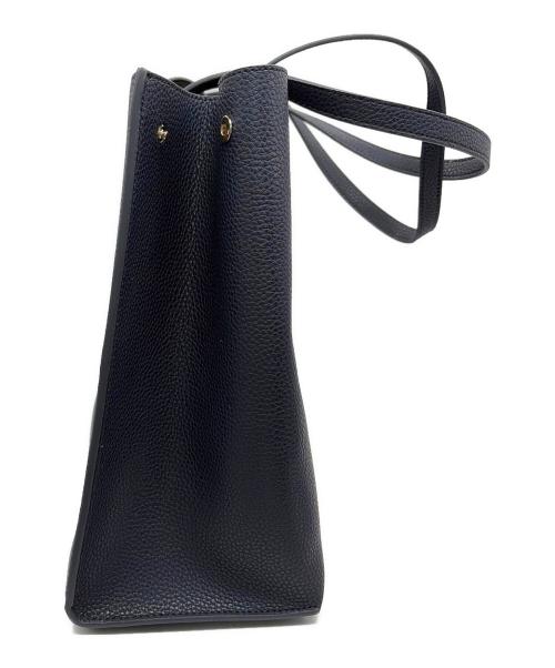 FURLA（フルラ）FURLA (フルラ) レザートートバッグ ネイビーの古着・服飾アイテム